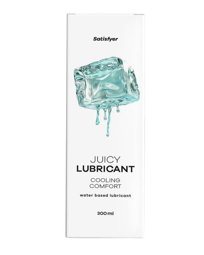Satisfyer Juicy Lubricant 300 ml Cooling Comfort - Cooling Water Based Lubricant - 300 ml Bottle
