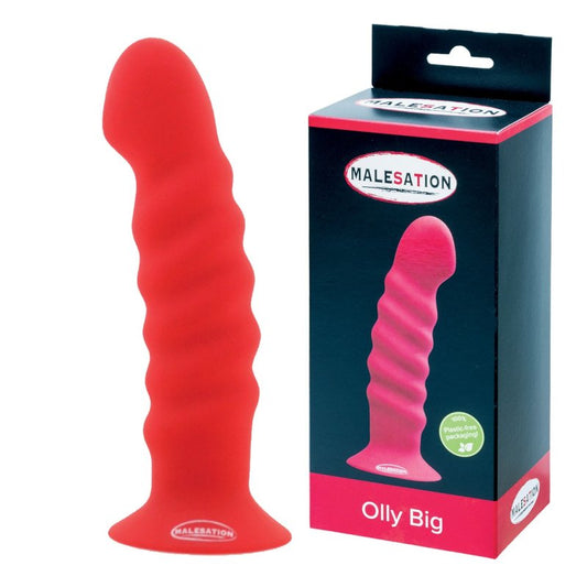 St Rubber Malesation Olly Dildo Large Red St Rubber
