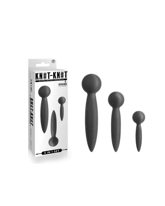Excellent Power Knot-Knot Silicone Urethral Plug Set Bondage Gear (645365) Excellent Power