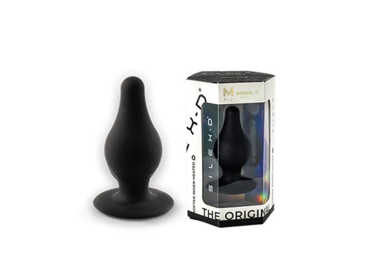 Silexd Model 2 Medium Butt Plug Black - ClubX Australia