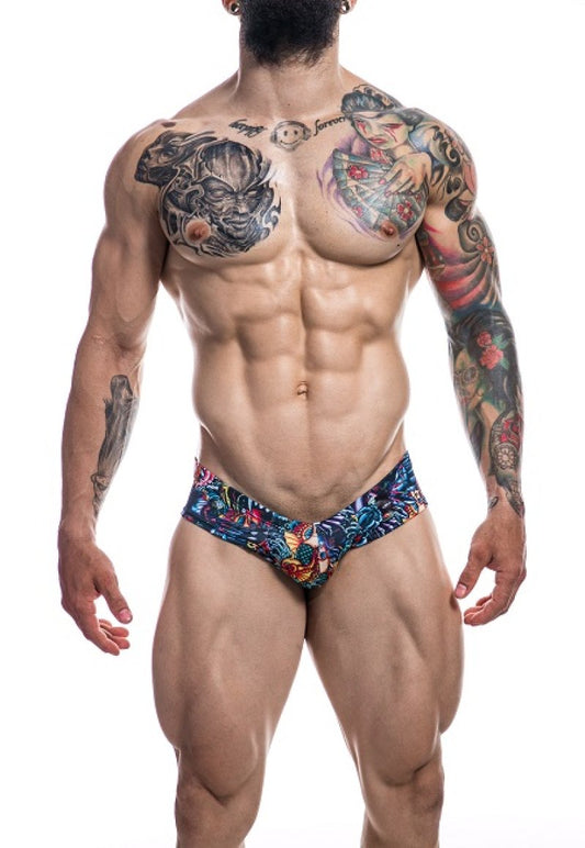 Cut For Men High Cut Cheeky Brief Tattoo Small Apparel Cut For Men