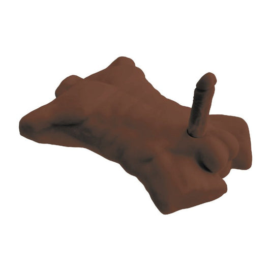 Silexd Apollo L liquid silicone torso masturbator brown - ClubX Australia