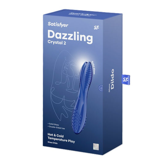 Satisfyer Dazzling Crystal 2 blue Dildo Satisfyer