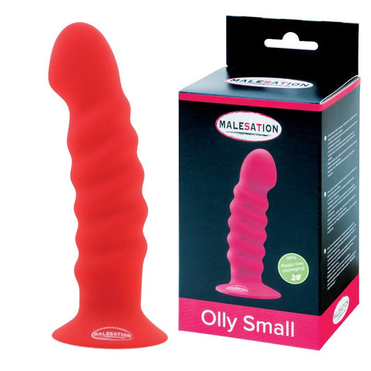 St Rubber Malesation Olly Dildo Small Red St Rubber