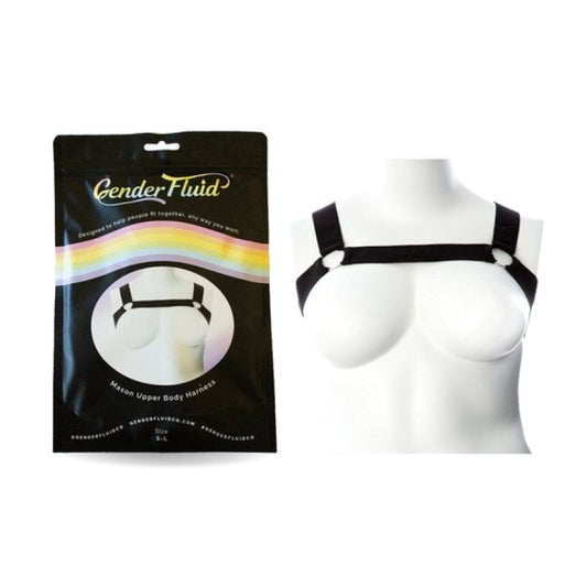 Gender Fluid Mason Harness L-XXL Black Bondage Gear Thank Me Now