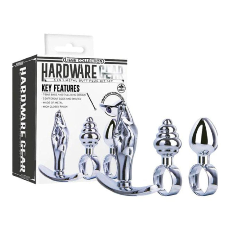 Excellent Power Hardware Gear Metal Butt Plug Kit (636042) Excellent Power