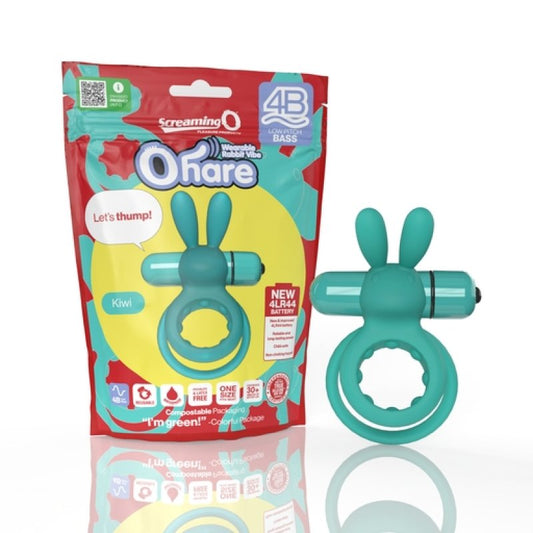 Screaming O 4B Ohare Kiwi rabbit-style vibrating cock ring - ClubX Australia