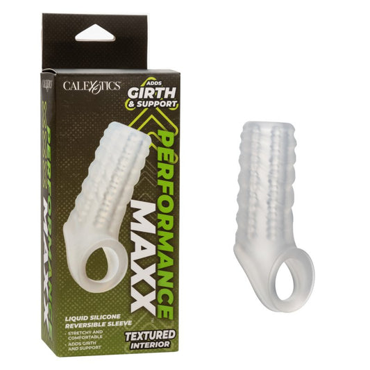 Performance Maxx Liquid Silicone Reversible Sleeve Cock Ring Calexotics