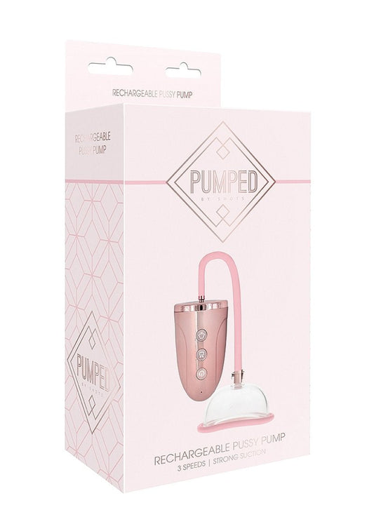 Shots Pumped - Rechargeable Pussy Pump - Pink Shots