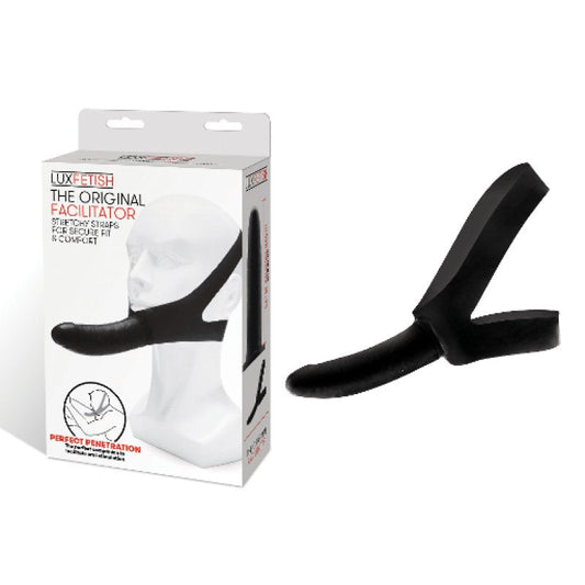 Lux Fetish The Original Facilitator Black Strap-On Electric Eel, Inc