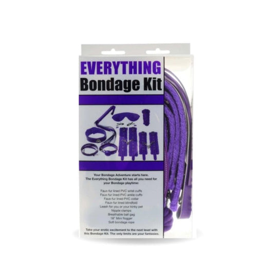 Bizarre Video Everything Bondage Kit - Purple Bizarre Video