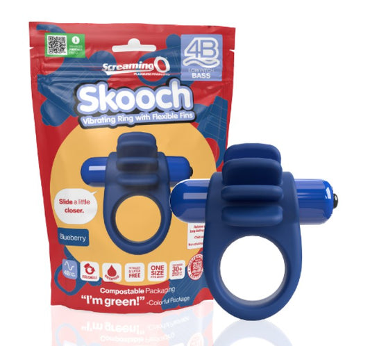 Screaming O 4B Skooch - Blueberry Cock Ring Screaming O