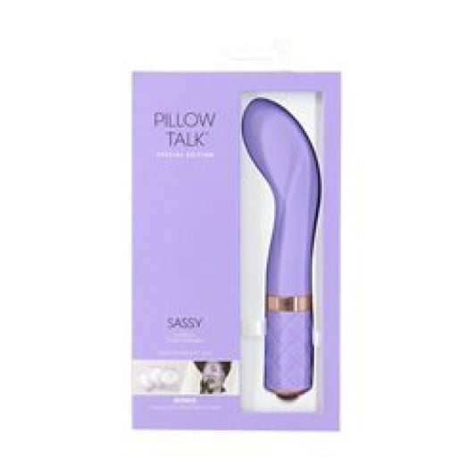 Pillow Talk Sassy Luxurious G-Spot Special Edition, Purple with rose gold - ClubX Australia
