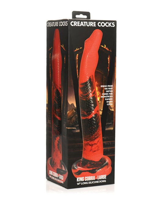 Creature Cocks King Cobra - Large 14" Long Silicone Dong XR Brands