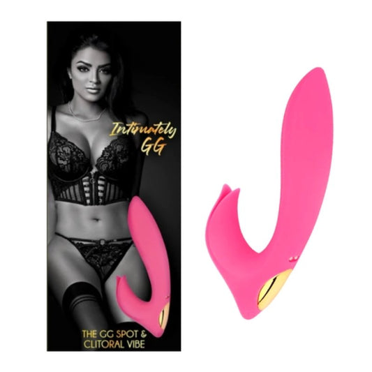 Intimately GG Spot and Clitoral Vibe Pink Gold Vibrator - ClubX Australia