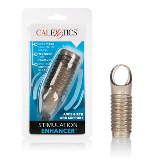 Calexotics Stimulation Enhancer Smoke Ridged Cock Ring Calexotics