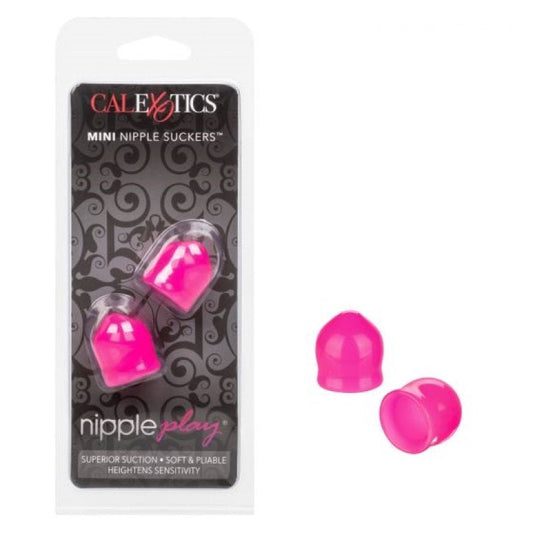 Nipple Play Mini Nipple Suckers - Pink Bondage Gear Calexotics