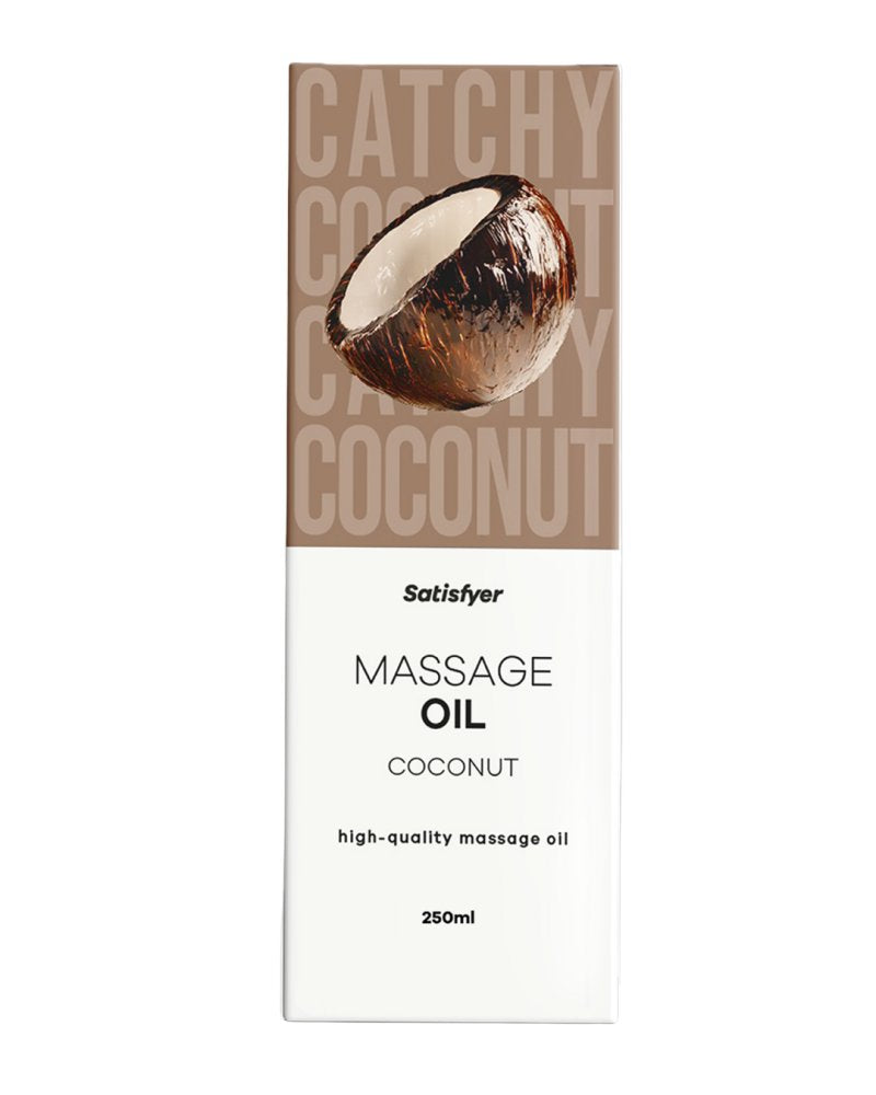 Satisfyer Massage Oil 250 ml Coconut - Coconut Scented Massage Oil - 250 ml Bottle Satisfyer