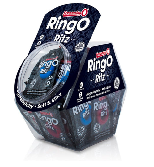 Screaming O Ring O Ritz in candy bowl - 36 Assorted Pieces Screaming O