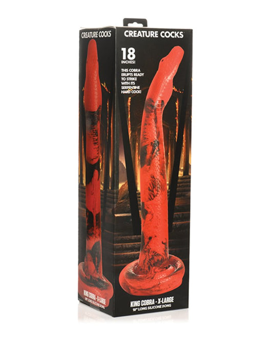 Creature Cocks King Cobra - X-Large 18" Long Silicone Dong XR Brands