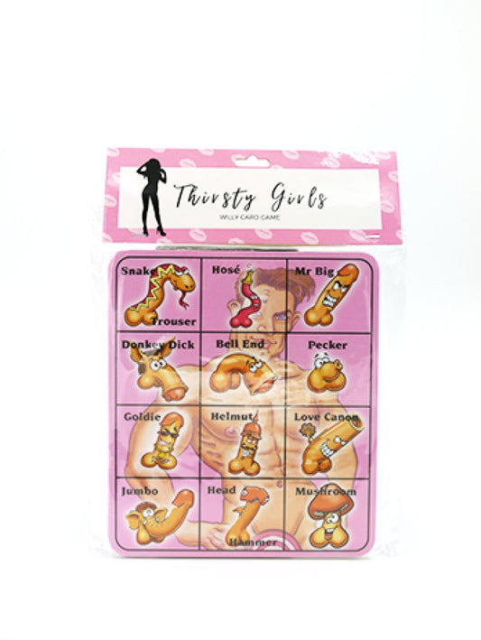 Thirsty Girls - Willy Bingo Playing Cards Game Thirsty Girls
