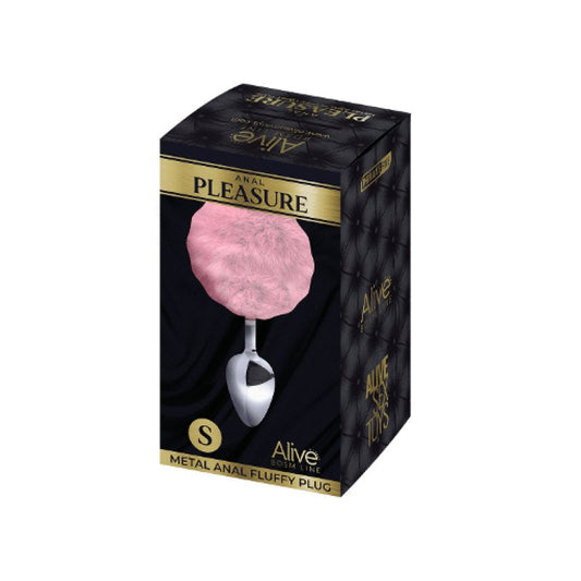 Alive Metal Fluffy Plug Pink S Adrien Lastic