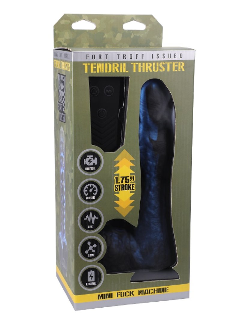Fort Troff Tendril Thruster Black/Blue Doc Johnson