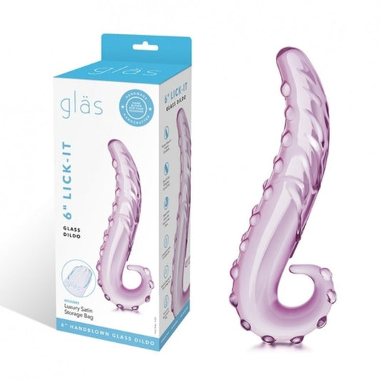 Glas 6" Lick It Dildo Electric Eel, Inc