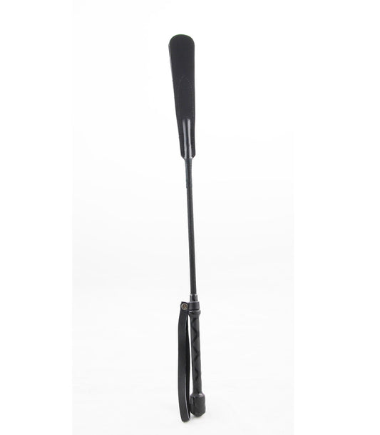 Short leather Crop with Slapper End - Club X