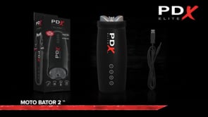 Pipedream Extreme Toyz Elite Motobator 2 - Black USB Rechargeable Powered Masturbator