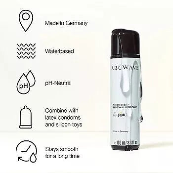 Arcwave By Pjur Water-based Lubricant 100ml  - Club X