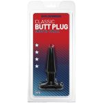 Classic Butt Plug - Black 11.5 cm (4.5'') Small Smooth Butt Plug Doc Johnson