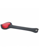 OUCH! Milan Collection - Paddle - Black/Red Heart Paddle