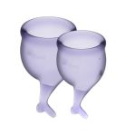 Feel Secure Menstrual Cup Lilla 2pcs Satisfyer