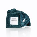 Furlush Splash Blanket Medium Emerald Green Splash Blanket