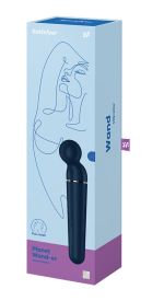 Satisfyer Planet Wand-er - Blue - Blue/Rose Gold USB Rechargeable Massager Wand Satisfyer