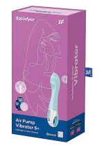 Satisfyer Air Pump Vibrator 5 App Control - Blue Satisfyer