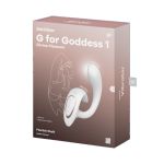 Satisfyer G For Goddess 1 - White - White USB Rechargeable Vibrator with Clit Stim