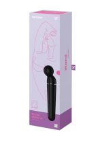 Satisfyer Planet Wand-er - Black - Black/Rose Gold USB Rechargeable Massager Wand