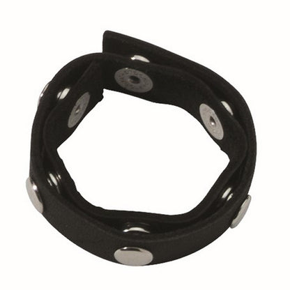 Spartacus 6 Snap Leather Cockring - Club X