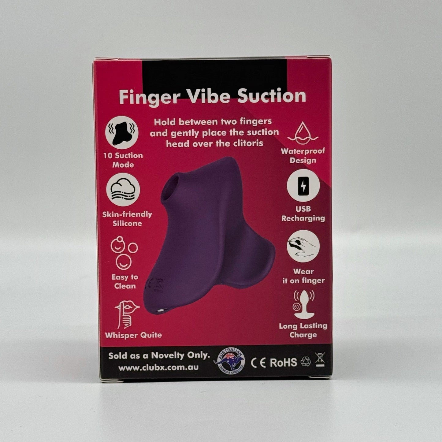 Club X Finger Vibe Suction Club X Australia