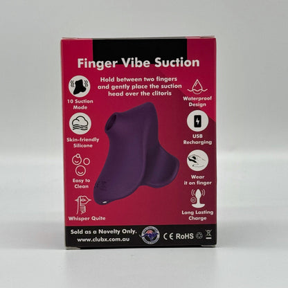 Club X Finger Vibe Suction Club X Australia