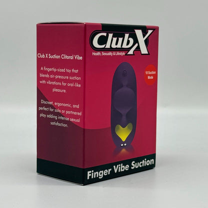 Club X Finger Vibe Suction Club X Australia