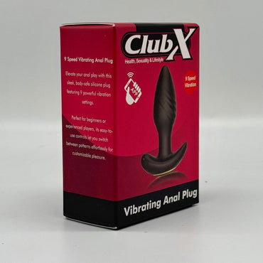 Club X Vibrating Anal Plug Club X