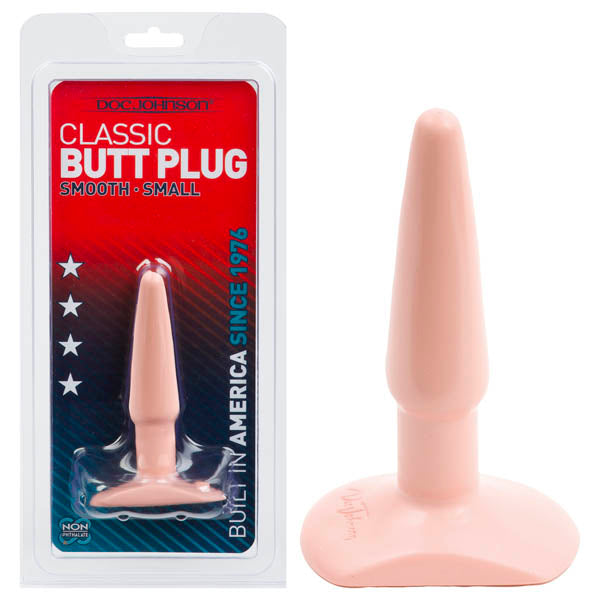 Classic Butt Plug Flesh 11.5 cm (4.5'') Smooth Small  - Club X