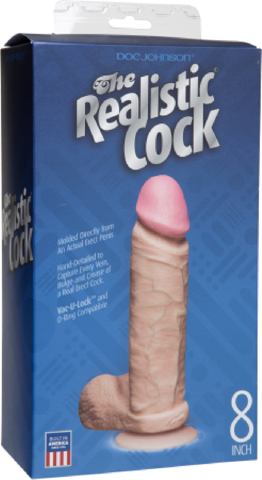 Cock 8" With Removable Vac-U-Lock Suction Cup (Vanilla) Default Title - Club X