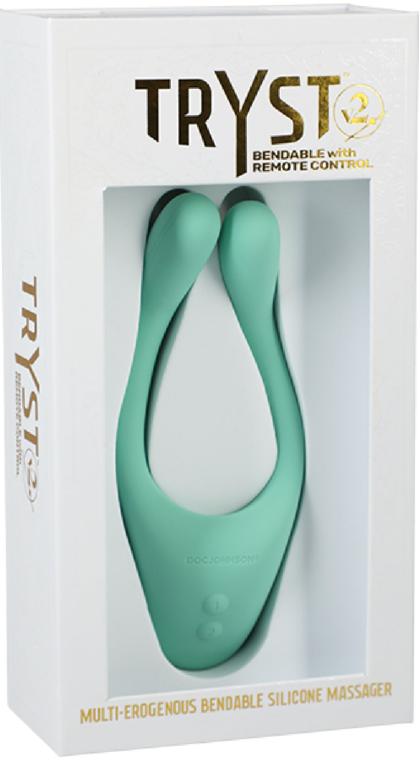 V2 Bendable Multi Erogenous Zone Massager With Remote Mint - Club X