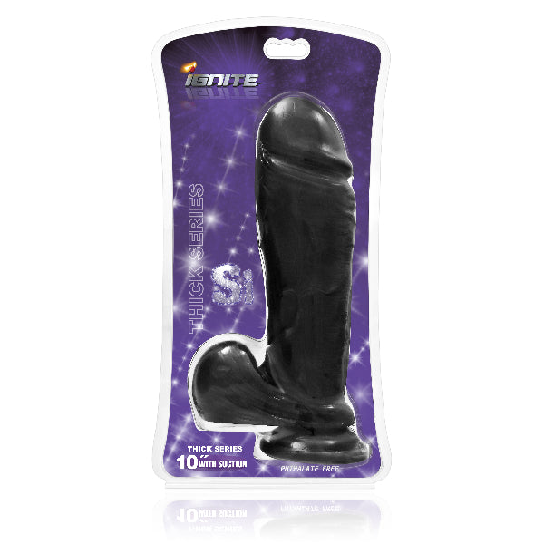 Thick Cock w/ Balls and Suction 10in  - Club X