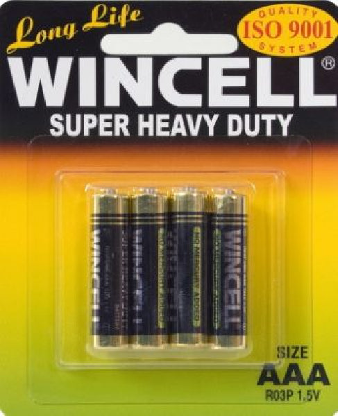 Wincell Super Heavy Duty Aaa Carded 4Pk Battery  - Club X