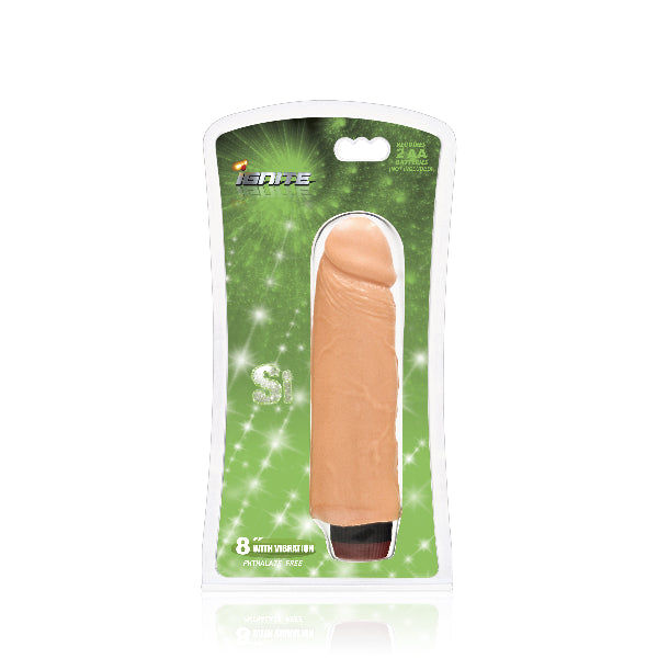 Cock w/ Vibration 8in Vanilla  - Club X